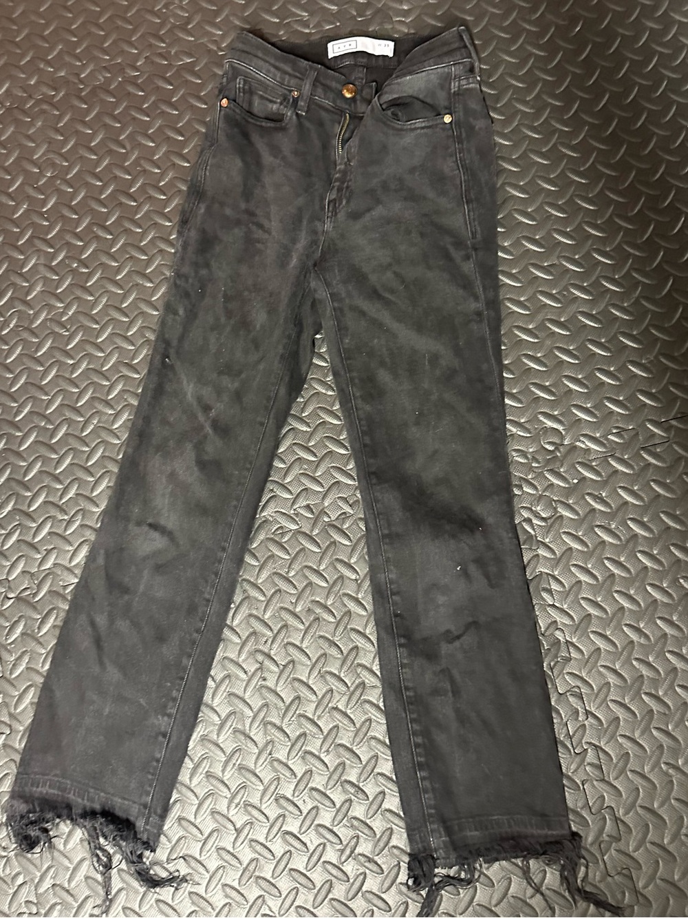 AYR The Pop Frayed Hem Jeans
